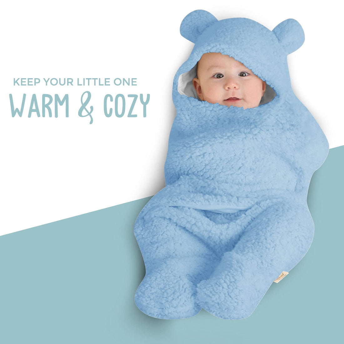 Baby Blue Swaddle Blanket