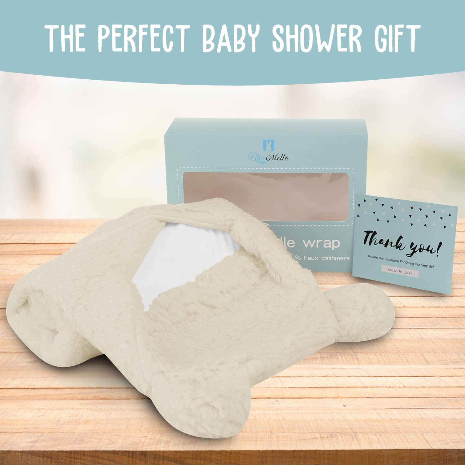 Baby Beige Swaddle Blanket