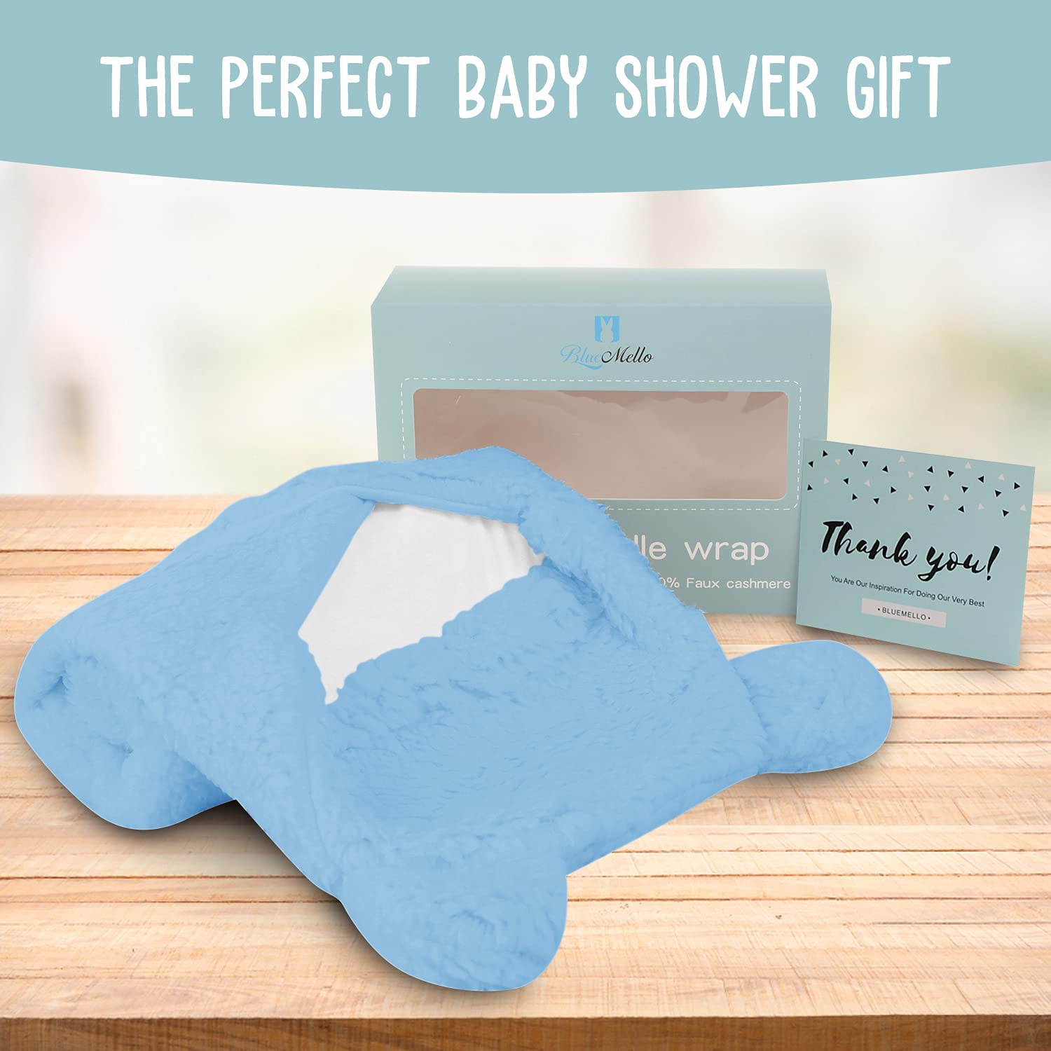 Baby Blue Swaddle Blanket