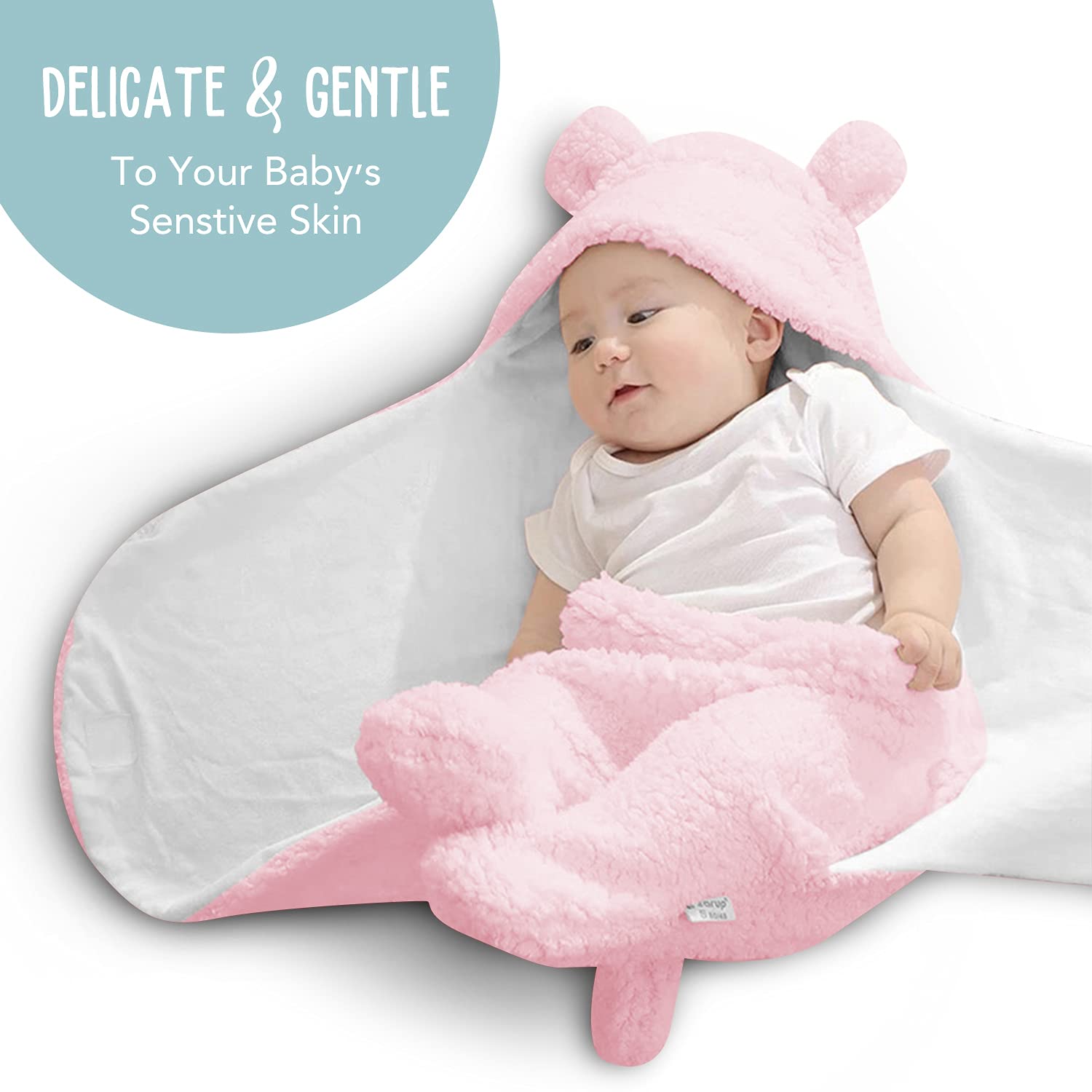 Baby Pink Swaddle Blanket