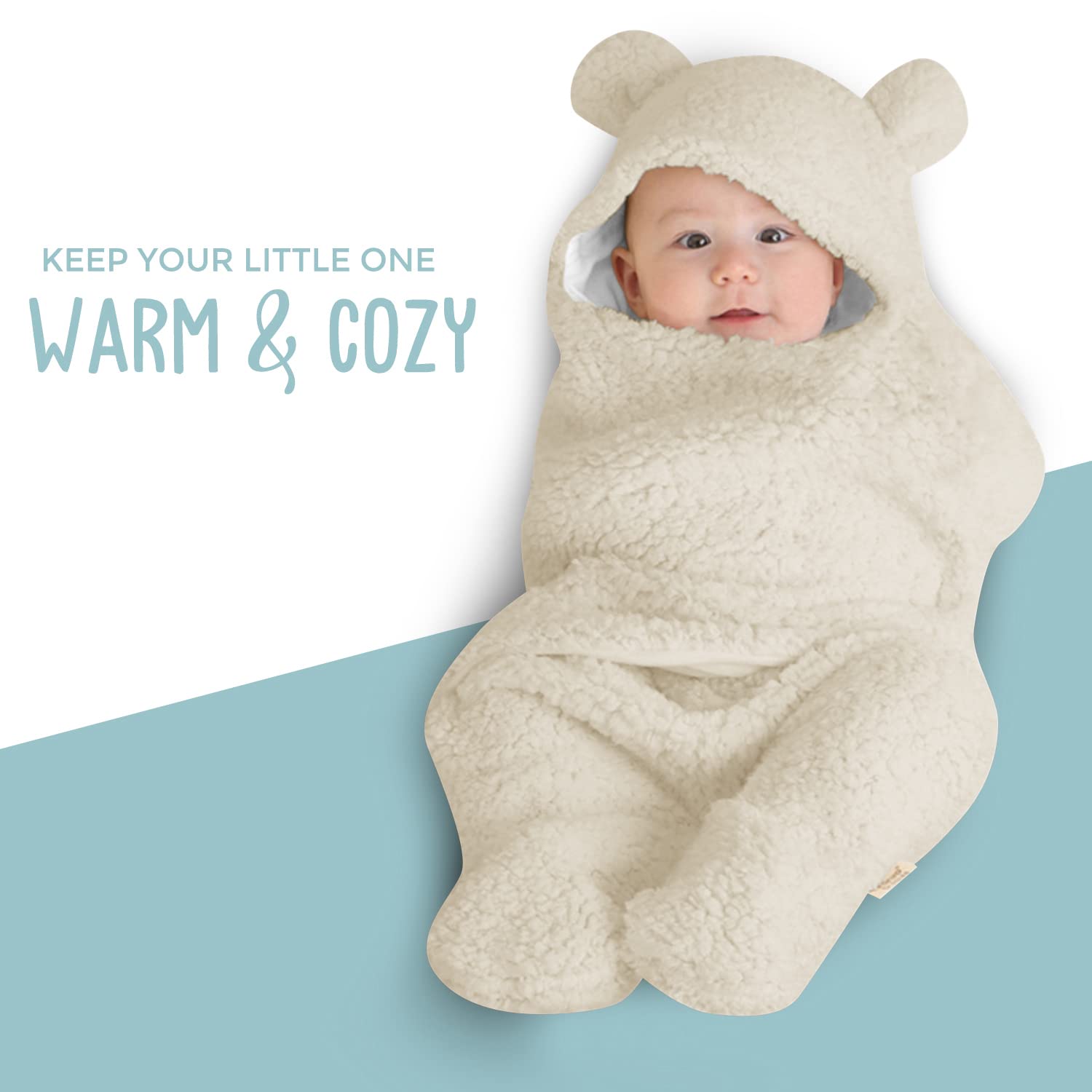 Baby Beige Swaddle Blanket
