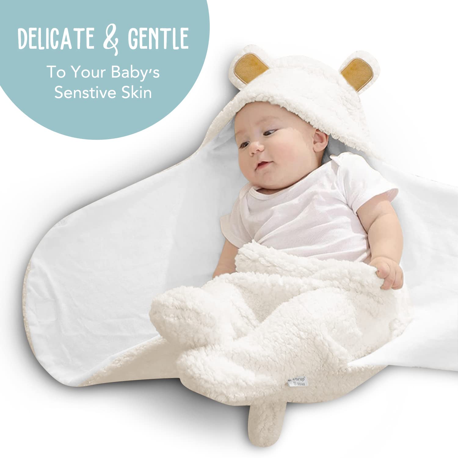 Baby Bear Swaddle Blanket