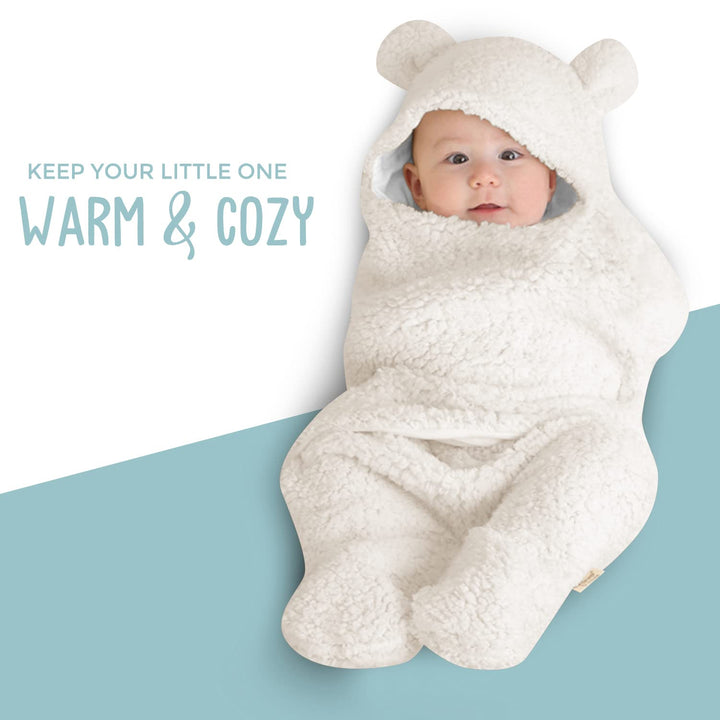Baby White Swaddle Blanket
