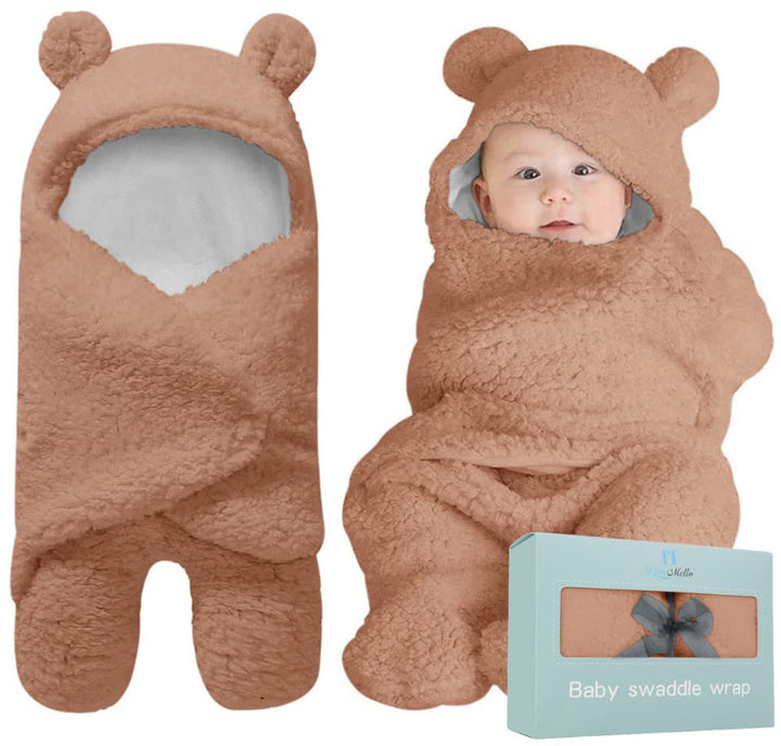 Baby Brown Swaddle Blanket