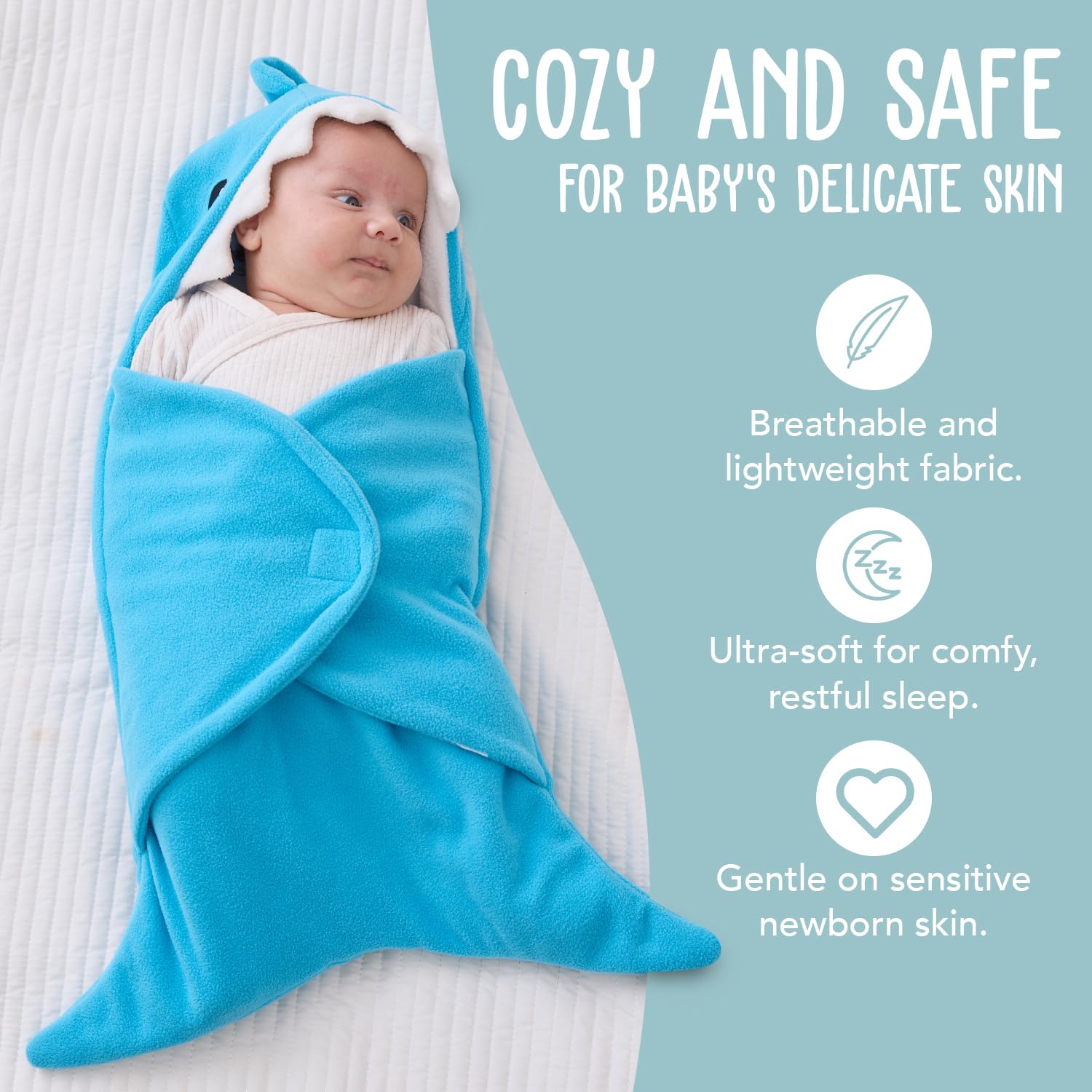 Baby Shark Swaddle Blanket