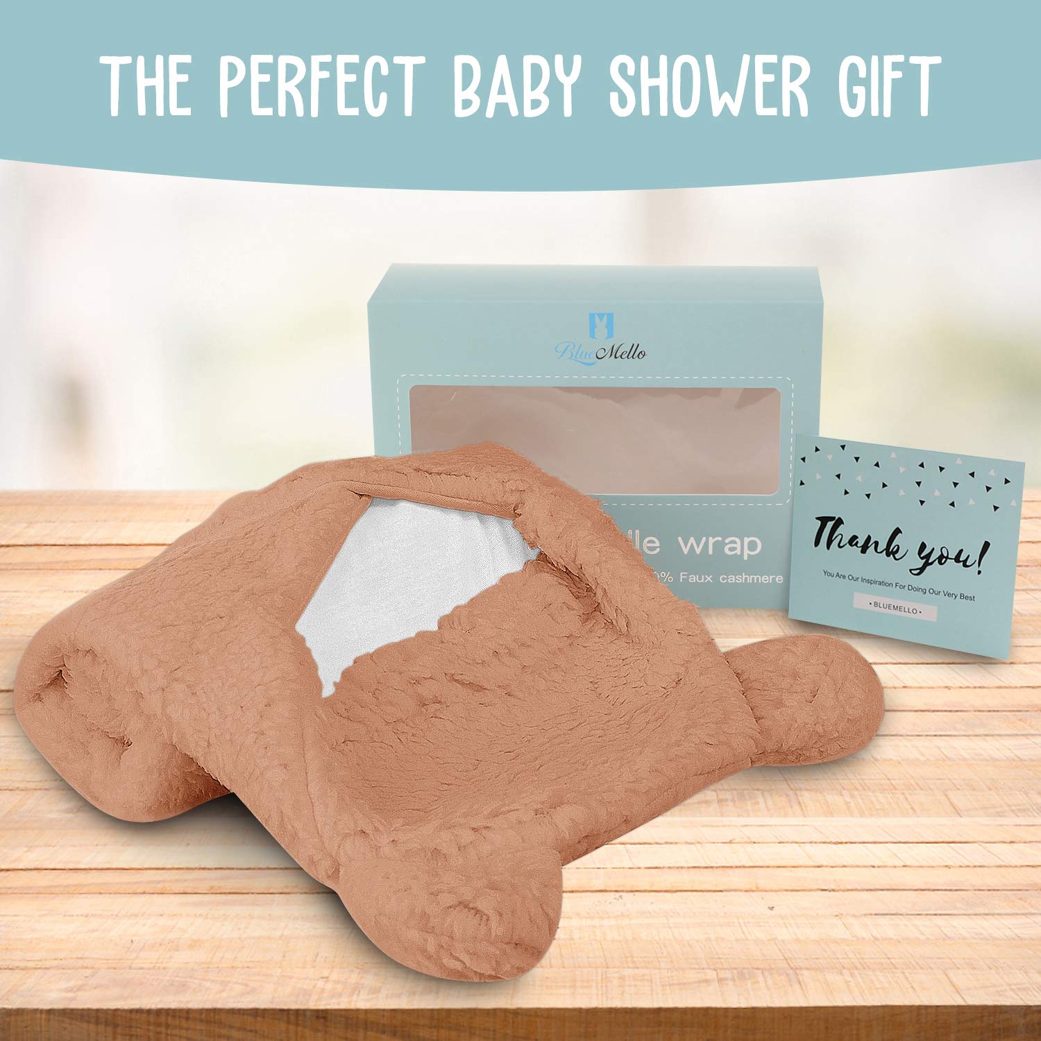 Baby Brown Swaddle Blanket