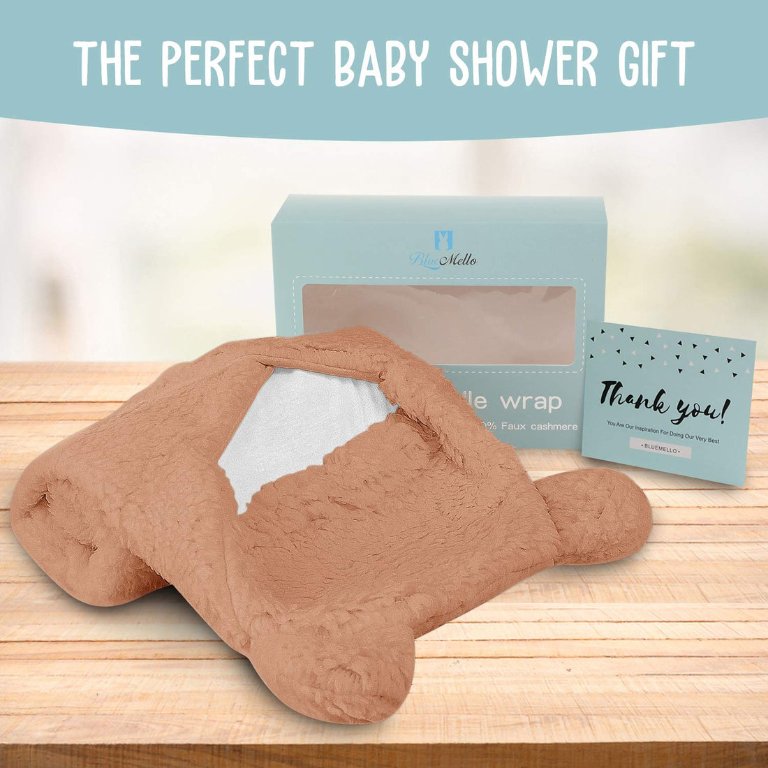 Baby Brown Swaddle Blanket