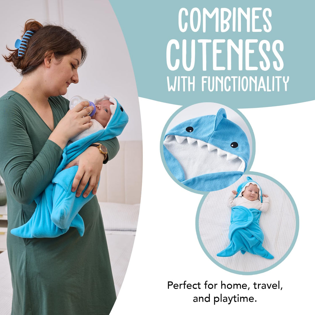 Baby Shark Swaddle Blanket