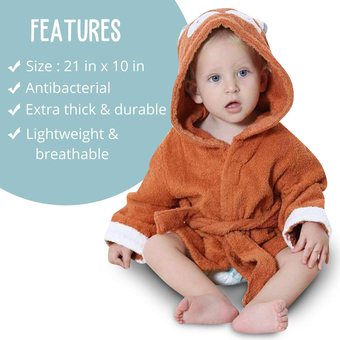 Baby Fox Bathrobe