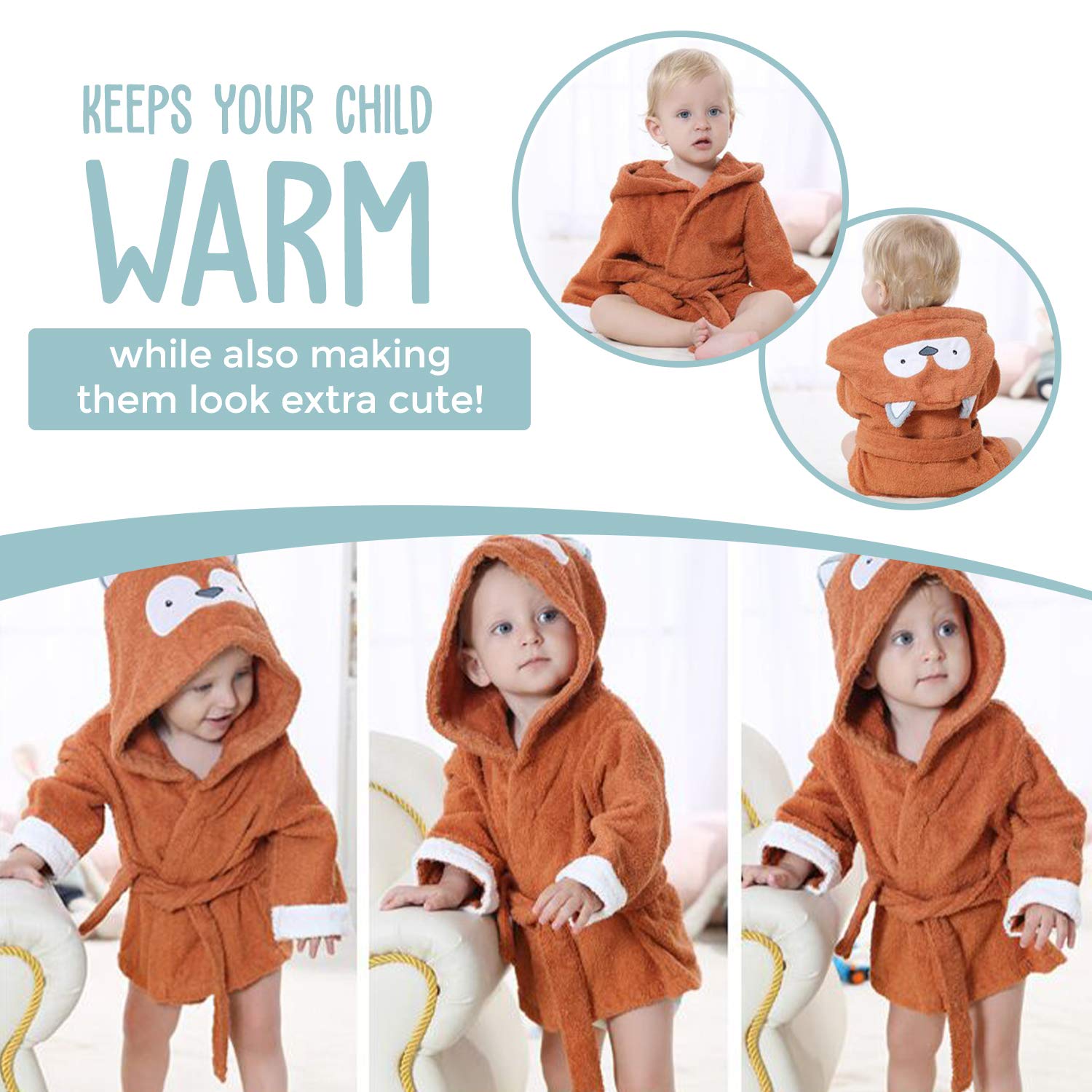 Baby Fox Bathrobe